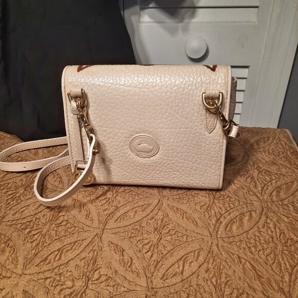 Dooney & Bourke Vintage Plaza Bag Hand Painted Owl Leather Bag - Picture 2 of 16